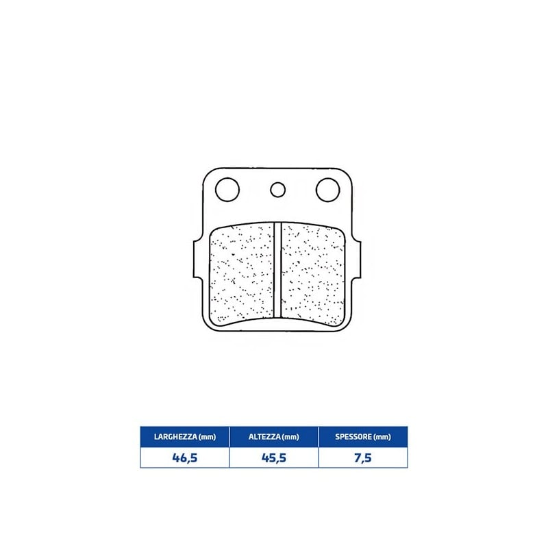2328MX10 REAR BRAKE PAD 2328MX10 Yamaha YZ LW 2002+ CL BRAKES