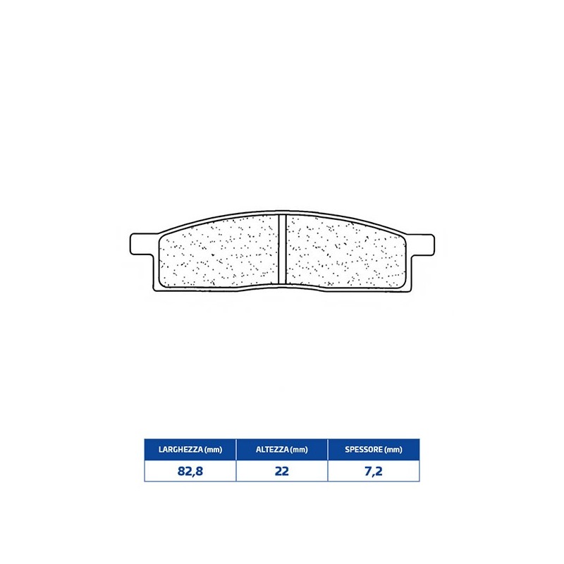 2424S4 FRONT BRAKE PAD 2424S4 Yamaha YZ LW 2002+ CL BRAKES