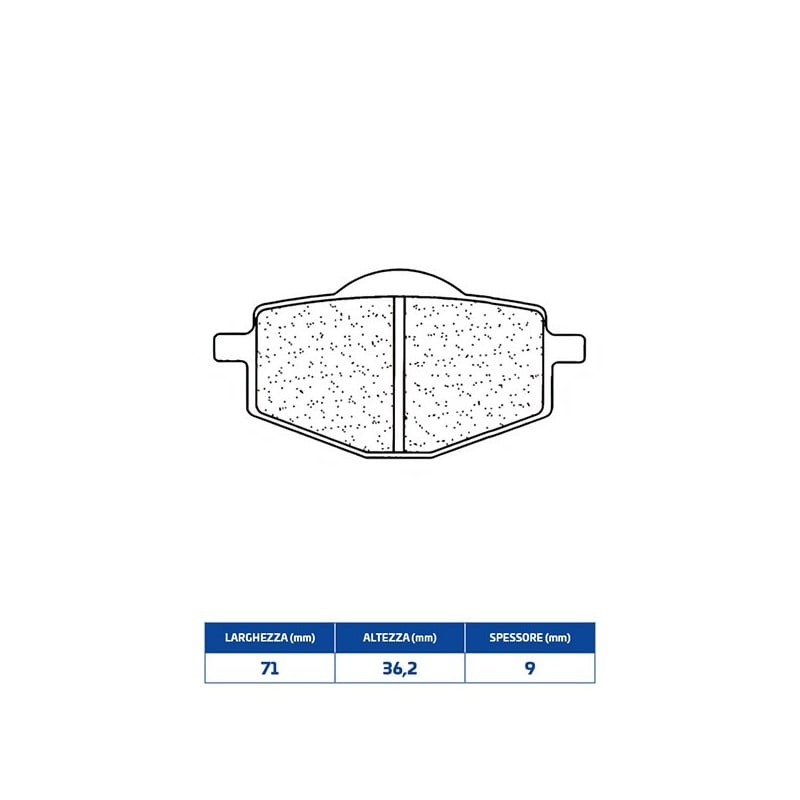 2284S4 REAR BRAKE PAD 2284S4 Yamaha TDR 1993+ CL BRAKES