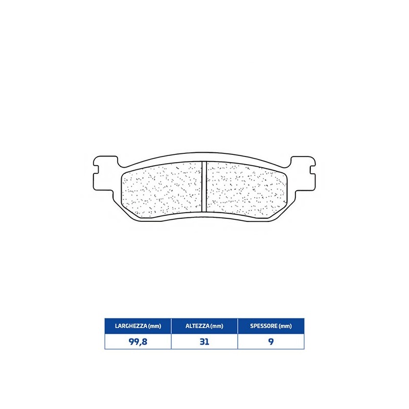 2828S4 PLAQUETTE DE FREIN AVANT 2828S4 Yamaha TW 1999+ CL BRAKES