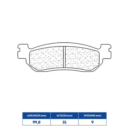 2828S4 PLAQUETTE DE FREIN AVANT 2828S4 Yamaha TW 1999+ CL BRAKES