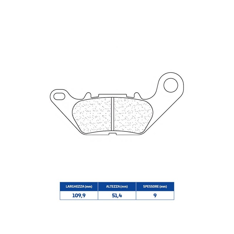 1224S4 KLOCKI HAMULCOWE PRZEDNIE 1224S4 Yamaha YBR 2008+ CL BRAKES