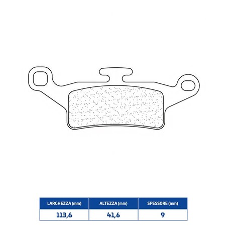 3098MSC PLAQUETTE DE FREIN AVANT 3098MSC Yamaha YW BWS 2010+ CL BRAKES