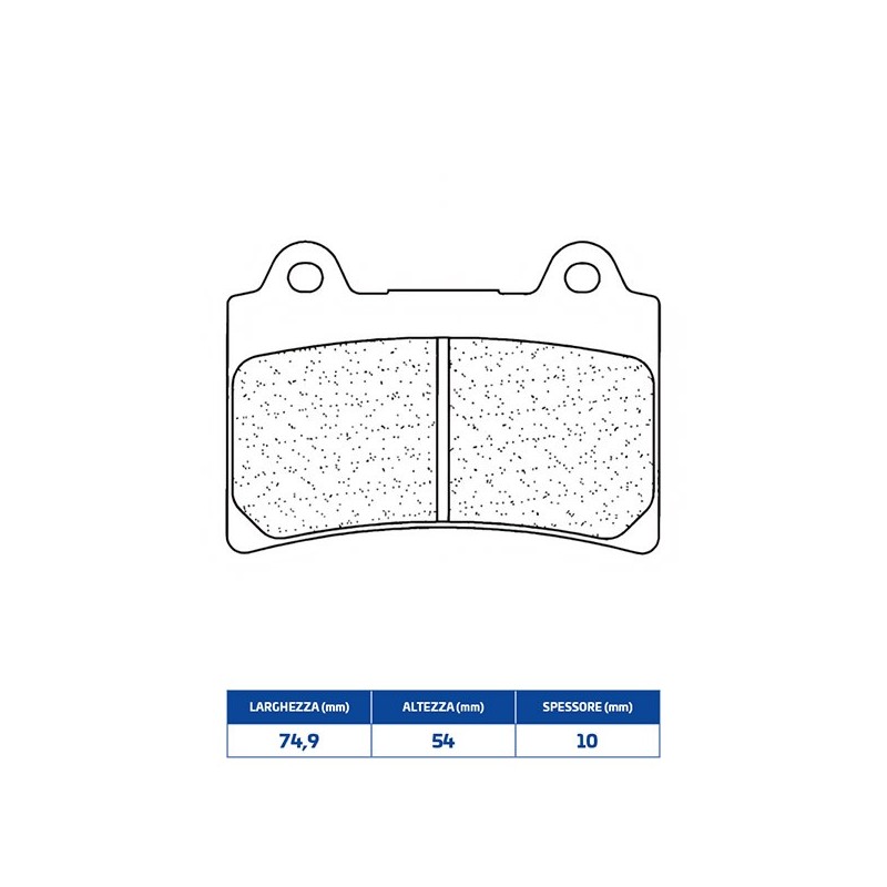 2305C60 FRONT BRAKE PAD DX-SX 2305C60 Yamaha FZR Genesis 1987+ CL BRAKES