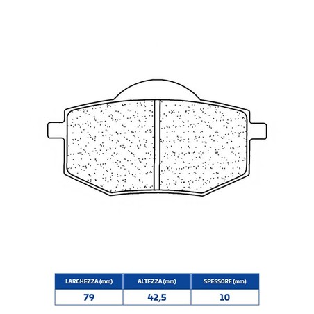 2392S4 PLAQUETTE DE FREIN AVANT 2392S4 Yamaha SR Classic 1996+ CL BRAKES