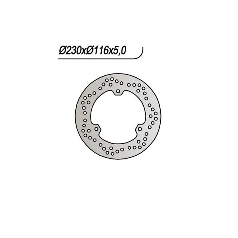 689 REAR BRAKE DISC Yamaha YP Majesty 2000+ NG