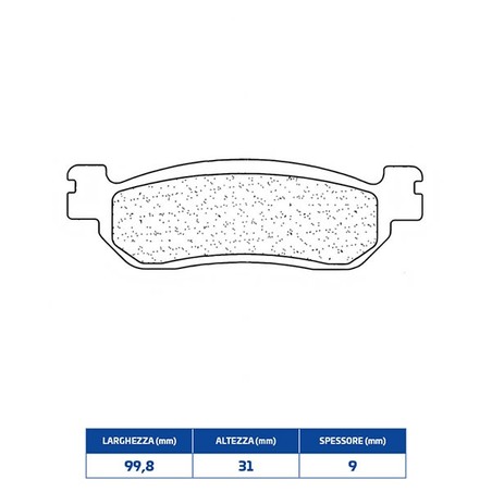 3033MSC REAR BRAKE PAD 3033MSC Yamaha YP Majesty DX 1998+ CL BRAKES