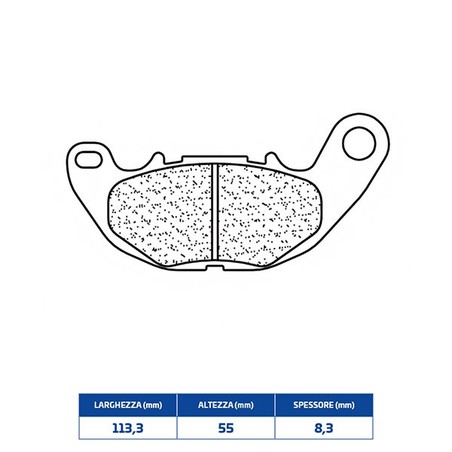 1240XBK5 FRONT BRAKE PAD 1240XBK5 Yamaha YZF R3 ABS 2014+ CL BRAKES
