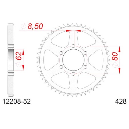 12208:52 Yamaha XT 1985+ AFAM