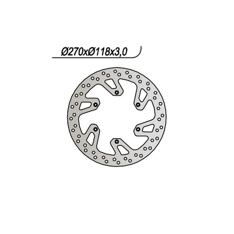 719 VORDERE BREMSSCHEIBE Yamaha WR F 1998+ NG