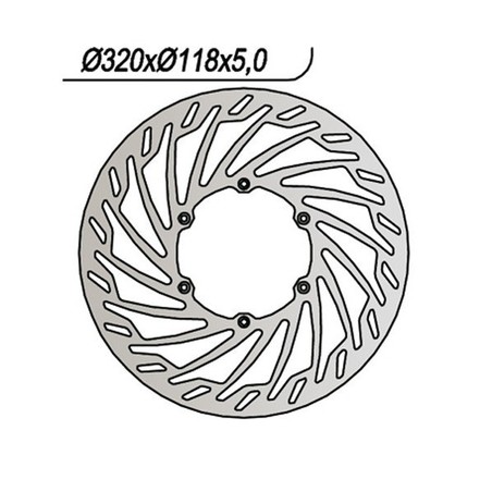 819 FRONT BRAKE DISC Yamaha WR F 1998+ NG