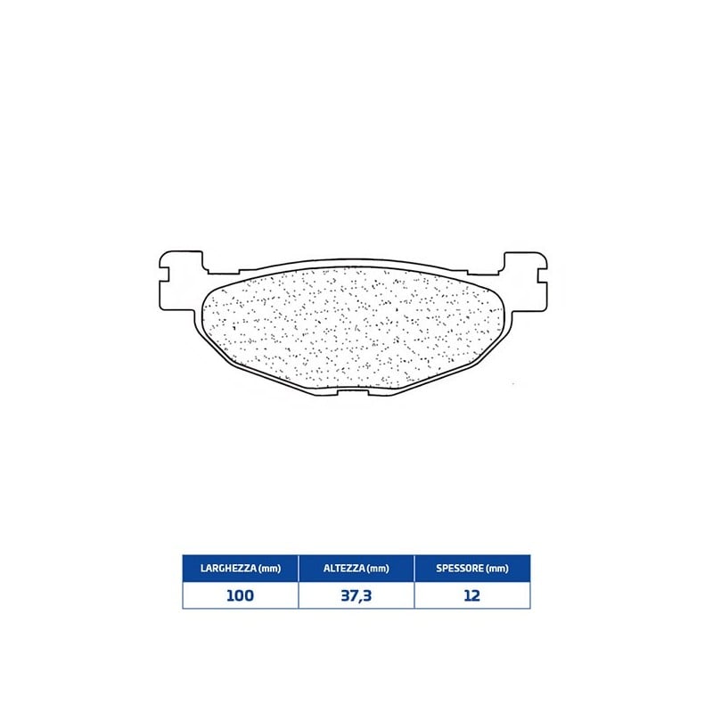 3075MSC REAR BRAKE PAD 3075MSC Yamaha XP T Max 2004+ CL BRAKES