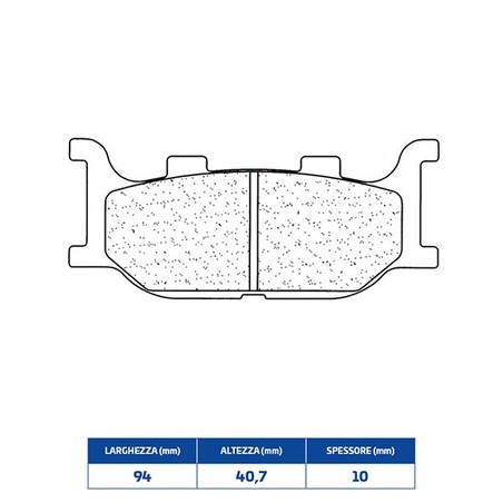 2546A3+ PASTILLA DE FRENO DELANTERA DX-SX 2546A3+ Yamaha XP T Max 2004+ CL BRAKES