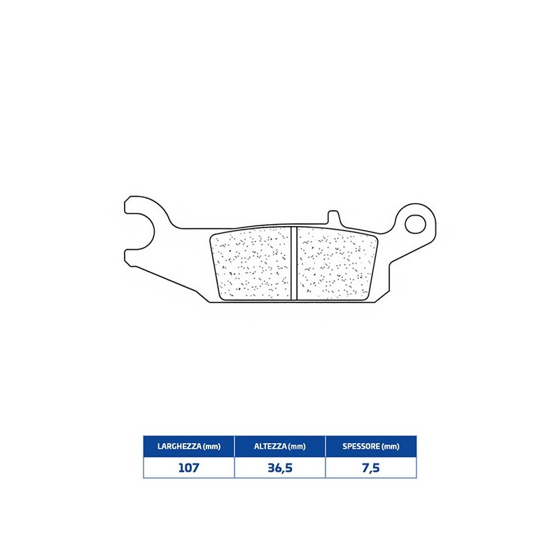 1192ATV1 FRONT BRAKE PAD DX 1192ATV1 Yamaha SE 2009+ CL BRAKES