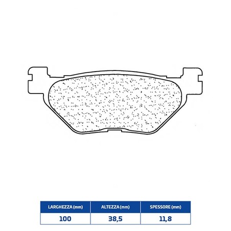 3061MSC HINTERER BREMSBELAG 3061MSC Yamaha XP D T Max ABS Tech Max 2020+ CL BRAKES