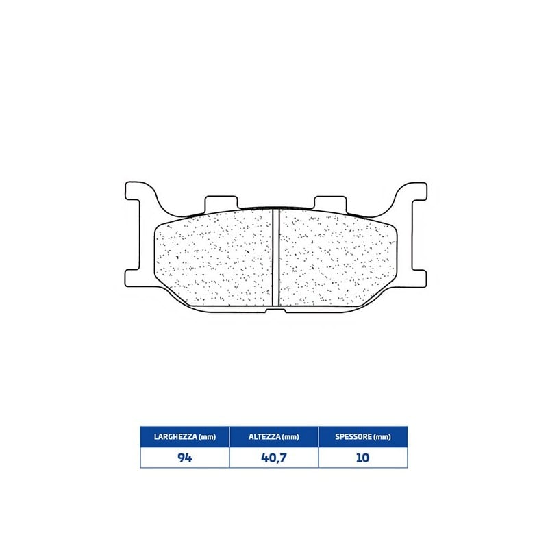 2546C60 FRONT BRAKE PAD DX-SX 2546C60 Yamaha FZ6 N 2004+ CL BRAKES