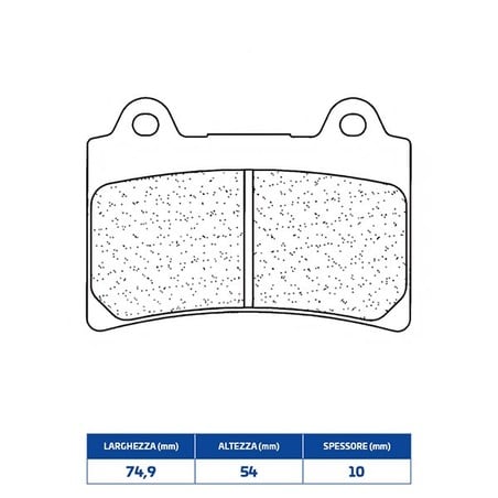 2305C60 FRONT BRAKE PAD 2305C60 Yamaha SRX 1988+ CL BRAKES