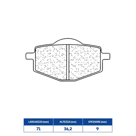 2284S4 PLAQUETTE DE FREIN AVANT 2284S4 Yamaha TT T 1987+ CL BRAKES