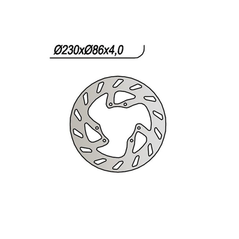 034 FRONT BRAKE DISC Yamaha TT T 1987+ NG