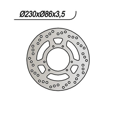 390 TARCZA HAMULCOWA PRZEDNIA Yamaha TT T 1987+ NG