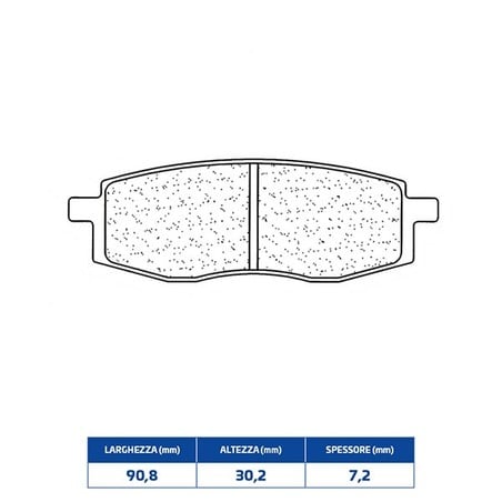 2792S4 FRONT BRAKE PAD 2792S4 Yamaha TT W 1989+ CL BRAKES