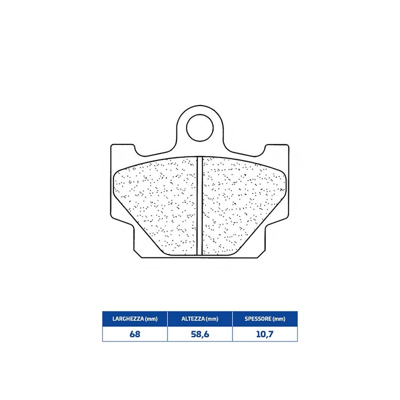 2802A3+ FRONT BRAKE PAD 2802A3+ Yamaha XT Z Tener 1983+ CL BRAKES