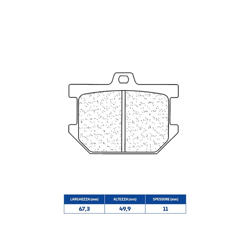 2847A3+ PLAQUETTE DE FREIN AVANT DX-SX 2847A3+ Yamaha XJ 1980+ CL BRAKES