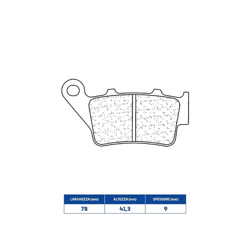 2353X59 PASTILLA DE FRENO TRASERO 2353X59 Yamaha XT Z Tener 2008+ CL BRAKES