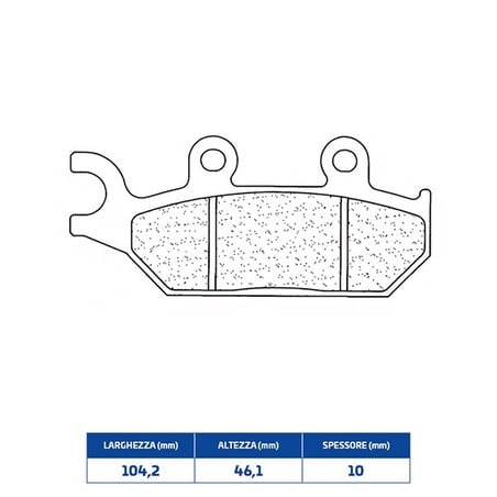 2360A3+ PLAQUETTE DE FREIN AVANT 2360A3+ Yamaha XTZ T N R 1991+ CL BRAKES