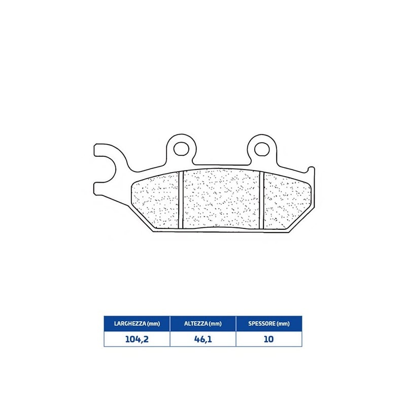 2360S4 FRONT BRAKE PAD 2360S4 Yamaha XTZ T N R 1991+ CL BRAKES
