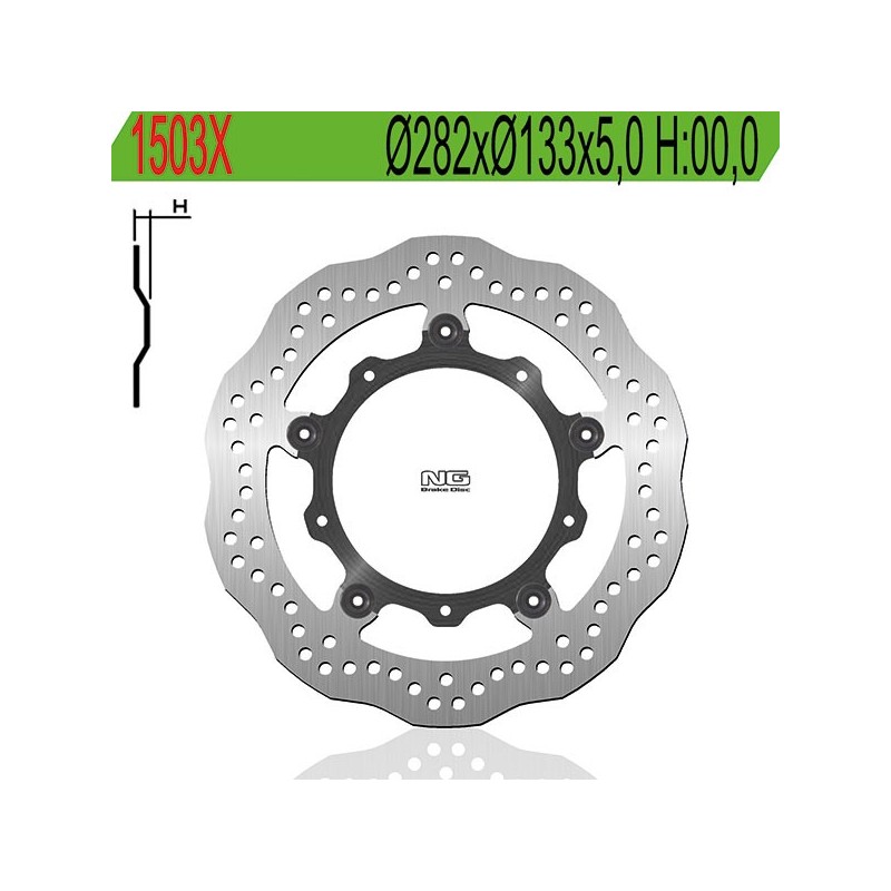 1503X DISCO DE FRENO DELANTERO DX-SX Yamaha XTZ T N R 2019+ NG