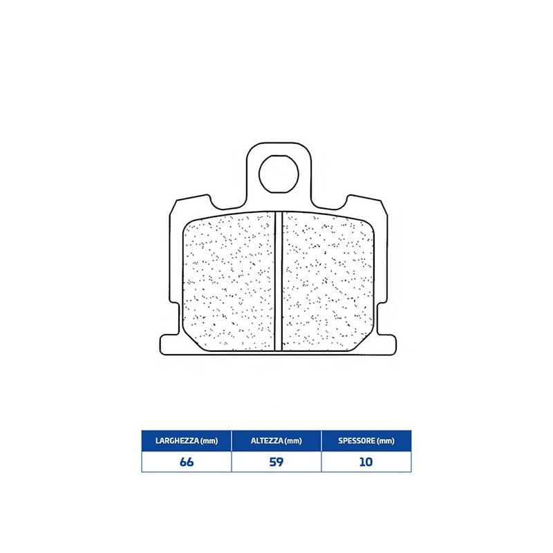 2807A3+ FRONT BRAKE PAD DX-SX 2807A3+ Yamaha XJ R Seca 1981+ CL BRAKES
