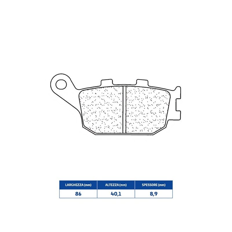2296S4 PLAQUETTE DE FREIN ARRIERE 2296S4 Yamaha FZ8 S Fazer 2011+ CL BRAKES