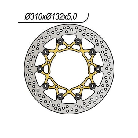 902 DISQUE DE FREIN AVANT DX-SX Yamaha FZ8 S Fazer 2011+ NG