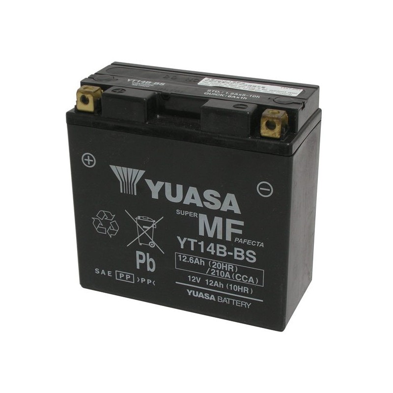 YT14B-BS BATERÍA Yamaha V Star Classic 2000+ YUASA