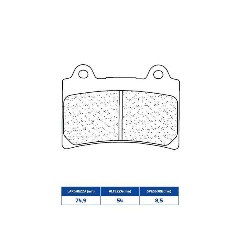 2253A3+ PLAQUETTE DE FREIN AVANT DX-SX 2253A3+ Yamaha FJ ABS 1991+ CL BRAKES