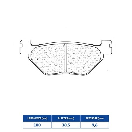1084RX3 PASTILLA DE FRENO TRASERO 1084RX3 Yamaha XTZ Super Tenere ZE 2014+ CL BRAKES