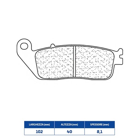 2256S4 VORDERER BREMSBELAG 2256S4 Zontes U 125 Roadster 2021+ CL BRAKES