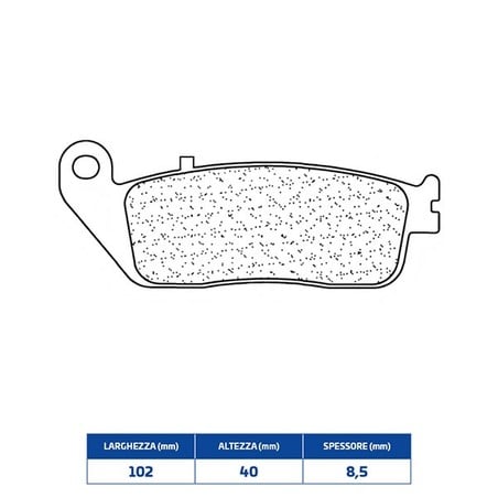 3065MSC FRONT BRAKE PAD 3065MSC Zontes T2 310 2022+ CL BRAKES