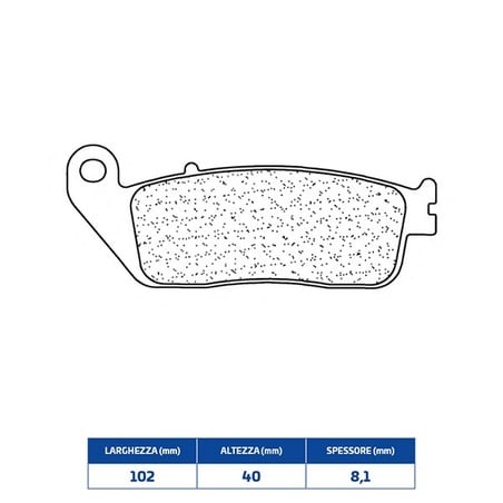 3003MSC PASTILLA DE FRENO DELANTERA 3003MSC Zontes X1 310 2022+ CL BRAKES