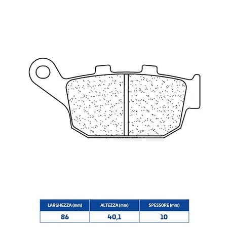 2298S4 PLAQUETTE DE FREIN ARRIERE 2298S4 Zontes V 350 2024+ CL BRAKES