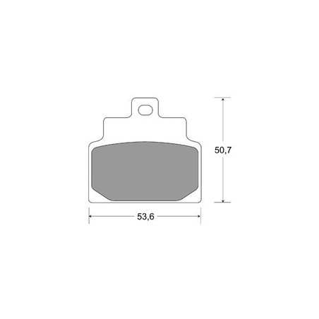 6571530 PASTILLA DE FRENO DELANTERA Aprilia RST 4T 2001+ SGR - GENERICO
