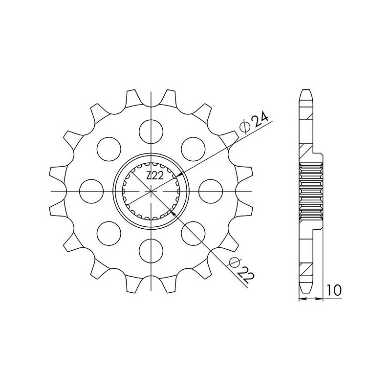 546130115 Aprilia ETX 1985+ SGR - SPROCKETS