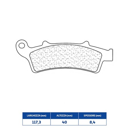 3056MSC PLAQUETTE DE FREIN AVANT 3056MSC Aprilia E3 2005+ CL BRAKES
