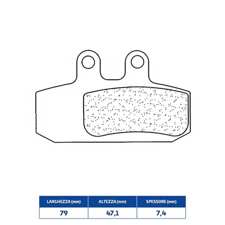 3072MSC PLAQUETTE DE FREIN AVANT DX 3072MSC Aprilia Atlantic IE E2 2001+ CL BRAKES
