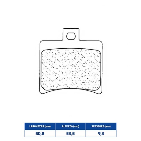3055MSC REAR BRAKE PAD 3055MSC Aprilia Atlantic IE E2 2001+ CL BRAKES