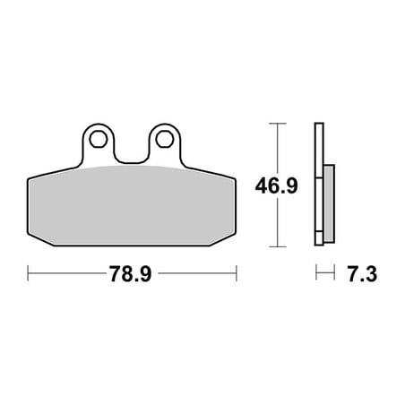 108HM FRONT BRAKE PAD SX 108HM Aprilia Atlantic IE E2 2001+ SBS