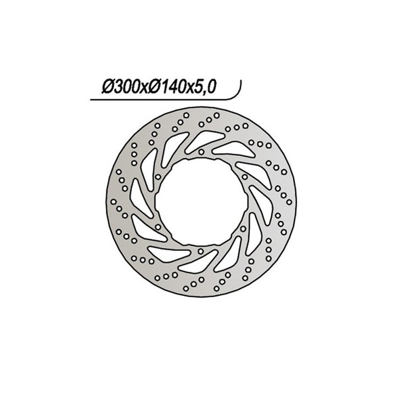 1091 FRONT BRAKE DISC DX-SX Aprilia ETV Caponord 2004+ NG