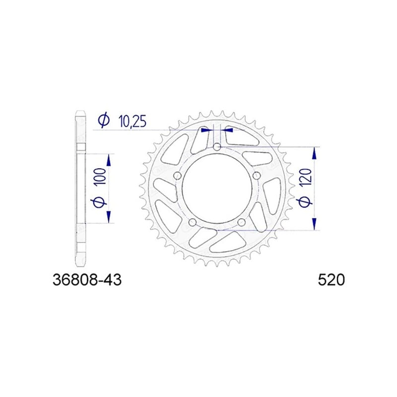 36808:43 Aprilia E5 2019+ AFAM