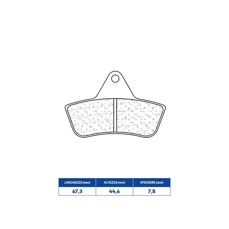 2926ATV1 PLAQUETTE DE FREIN ARRIERE 2926ATV1 Arctic Cat 4X4 2002+ CL BRAKES